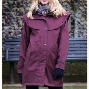 NWT Aran Crafts Jack Murphy Skellig waterproofed waxed 3/4 length rain jacket